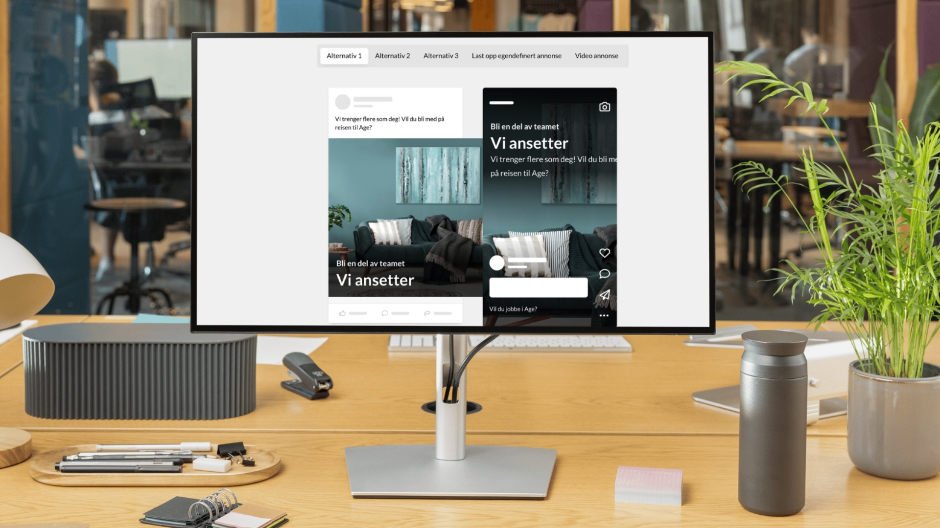 Annonsering selskapsside