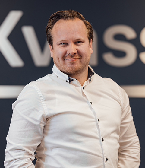 Kristian Lindstad, CEO, gründer, styremedlem i Kvass